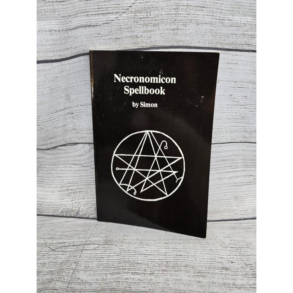 Necronomicon Spellbook Simon Magickal Childe Occult Magic Rare PB